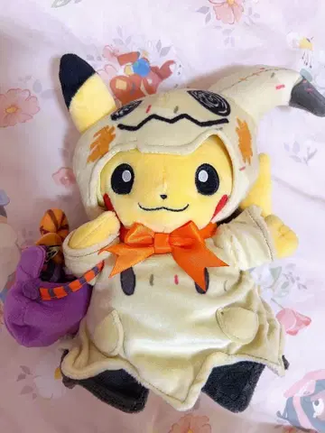 포켓몬 피카츄 미미큐 할로윈 봉제 인형