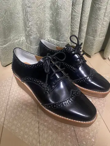 [ 새상품급 ] UNITED ARROWS 옥스퍼드 통굽 신발