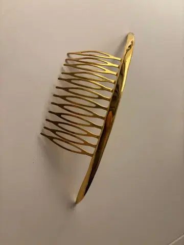 PLUIE 골드 크레센트 헤어콤