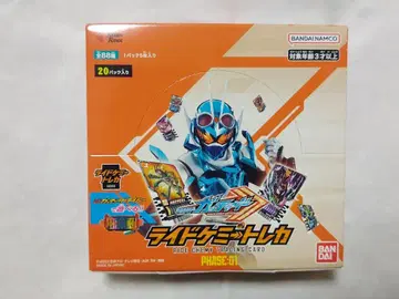 미개봉 박스 가면라이더 갓챠드 라이드 케미 트레이딩 카드 Phase:01