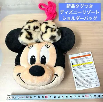 미니 레오파드 무늬 표범 무늬 레오파드 숄더백 디즈니 리조트