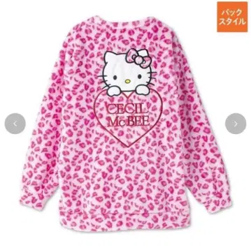 CECIL McBEE 헬로키티 레오파드 무늬 세실 맥비