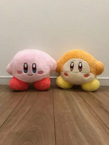 별의 커비 포근포근 봉제 인형 커비 와돌디 2종 세트