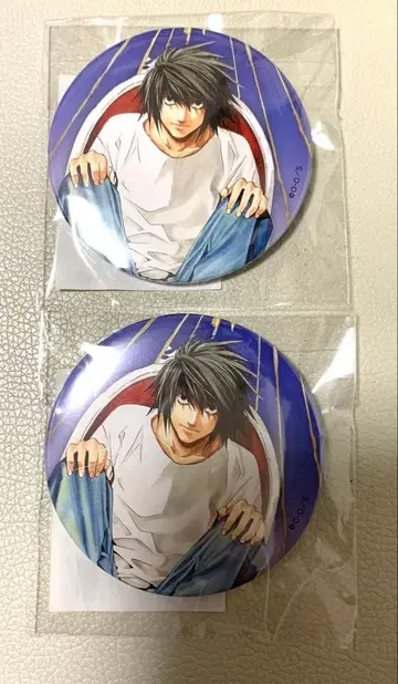 데스노트 제비뽑기당 캔뱃지 L 2세트