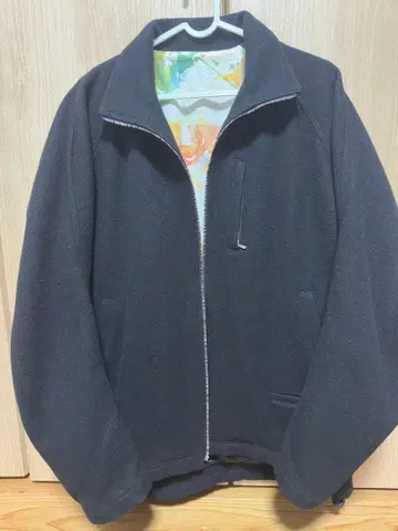 80s 멜톤 울 자켓 트래커 자켓 riri 지퍼