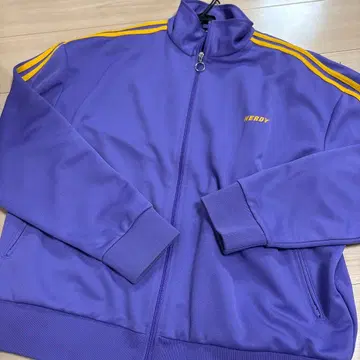 새상품급 정품 NERDY 보라색 집업 저리 트랙 자켓 L