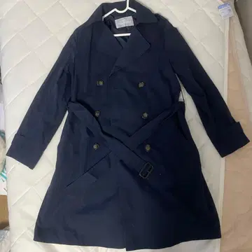 나노 유니버스 롱 체스터 코트 네이비