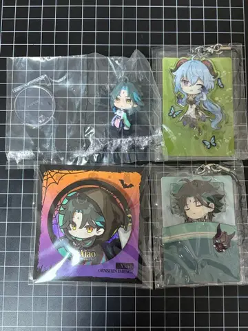 원신 감우 소 캔뱃지 오야스미 아크릴 스트랩 피규어