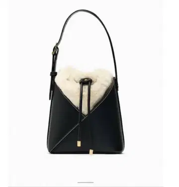 [ 세일 ] ZARA 자라 인조 모피 2WAY 숄더백