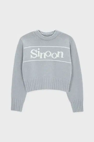 sinoon 긴팔 니트 PULLOVER KNIT (LIGHT BLUE)