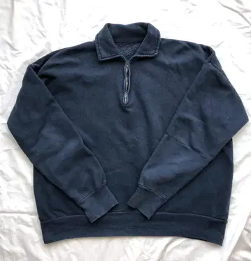 60s half zip sweat shirts 퍼플네이비