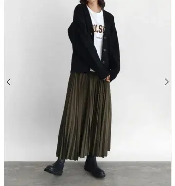 CLOVE YAMADAYA 플리츠 롱 스커트