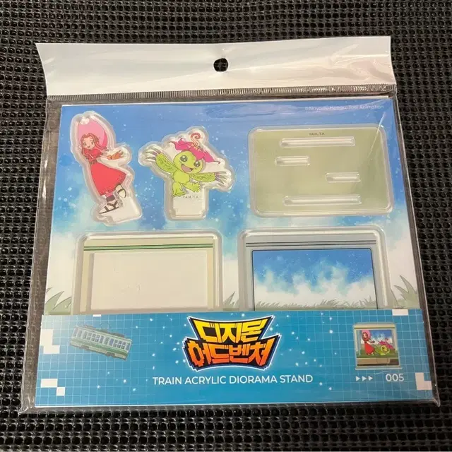 디지몬 어드벤처 트레인 아크릴 디오라마 스탠드 미나