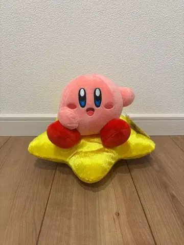 별의 커비 워프스타 커비 봉제 인형 웃는 얼굴