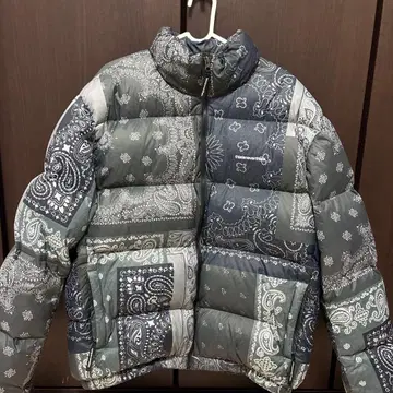 thisisneverthat 반다나 패턴 다운 자켓