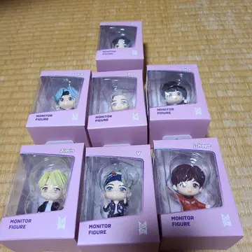 BTS 모니터 피규어 7종