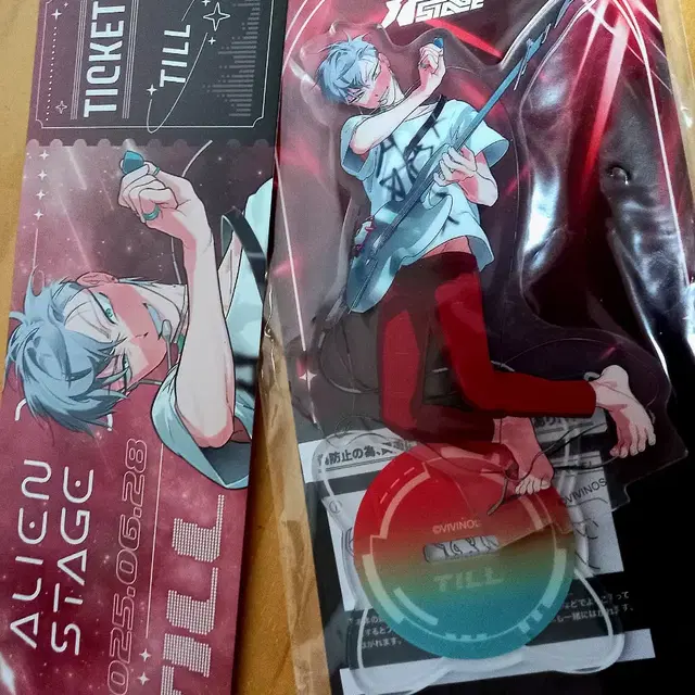 에일리언 스테이지 티켓+ 틸 아크릴 스탠드