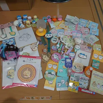 치이카와 (먼작귀) 하치와레 토끼 굿즈 묶음 판매 피규어 복권 액세서리