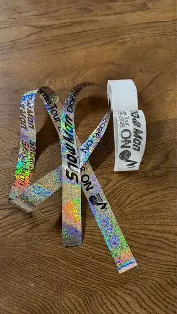 SnowMan Dome TourON 은색 테이프 낙하물 세트