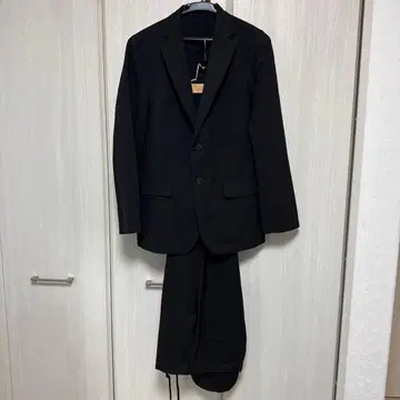 GU 워셔블 테일러드 자켓&팬츠 세트 [블랙] S