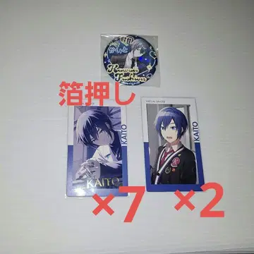 프로세카 캔뱃지 돈키 KAITO 에피카 금박 에픽카드 21B