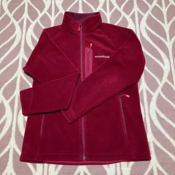 mont-bell 플리스 자켓 버건디