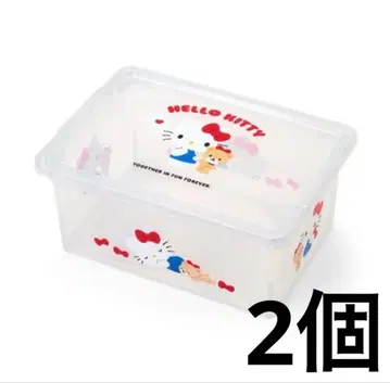 헬로키티 보관 케이스 S 라메 2개 세트
