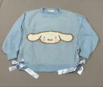 시나모롤 시나몬 스웨터 상의 리본 산리오