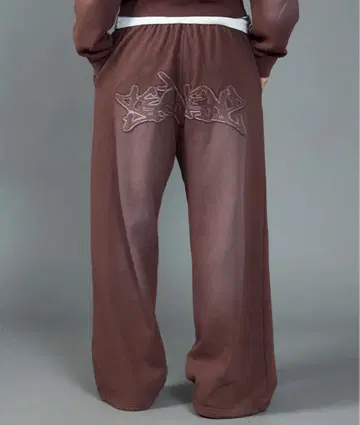 SEQUENZ 로고 아플리케 아플리케 스웨트 팬츠