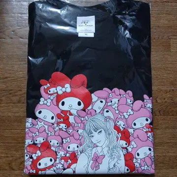 이토 준지 x 산리오 캐릭터즈 갸루 토미에 마이멜로디 T셔츠 XL 사이즈