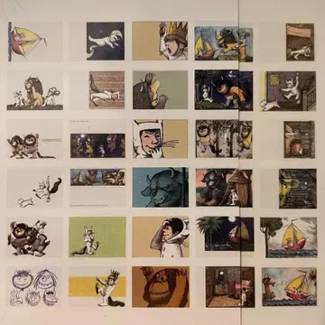 30장 괴물들이 사는 곳 엽서 컬렉션 미개봉 단종 레어