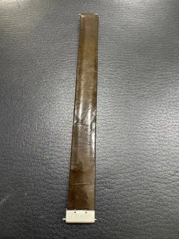 피아제 미스 프로토콜 가죽 벨트 에나멜 짙은 갈색 피아제