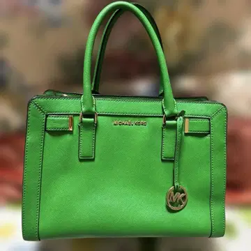 미사용에 가까운 MICHAEL KORS 그린 핸드백