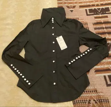 블랙 긴팔 셔츠 고딕