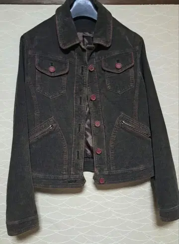 [ De Danae 월드 ] 다크 브라운 데님 자켓 (사이즈 40)