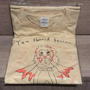 귀멸의 칼날 렌고쿠 쿄쥬로 전집중전 무한열차편 유곽편 계자 티셔츠 XL