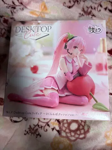 Desktop Cute 벚꽃 미쿠 피규어
