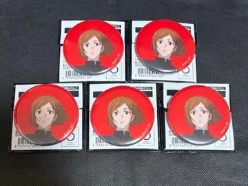 주술회전 애니메이션전 시부야 사변 캔뱃지 쿠기사키 노바라 5개