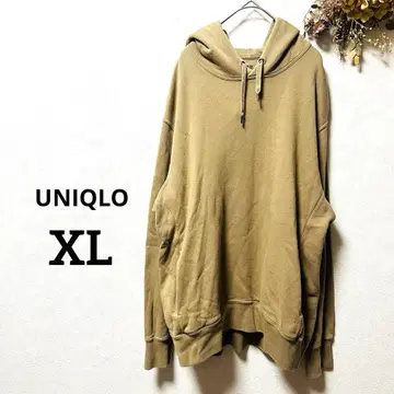 유니클로 후드티 베이지 오버 사이즈 후디 XL