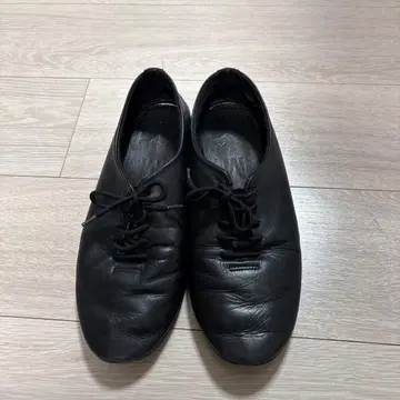 블랙 가죽 드레스 슈즈 재즈 슈즈 26cm M 사이즈