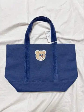 LOVERARY BY FEILER 와펜 토트백 네이비 소