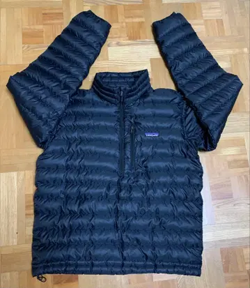 절판 레어 patagonia 파타고니아 다운 스웨터 하프 지퍼 블랙