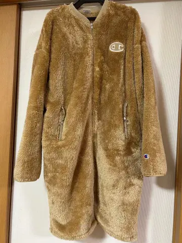 Champion 보아 코트 L 베이지