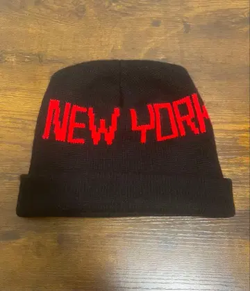 90s 00s 뉴욕 니트 모자 비니 USA 빈티지