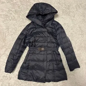 새상품급 스캐파 SCAPA 벨트 달린 다운 코트 후드