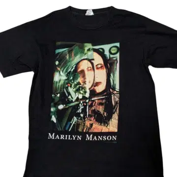 Marilyn Manson 티셔츠 블랙