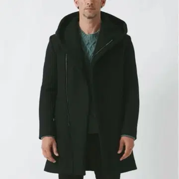 junhashimoto WRAP HOODED COAT