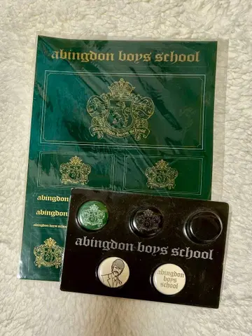 abingdon boys school 스티커&캔뱃지 4개