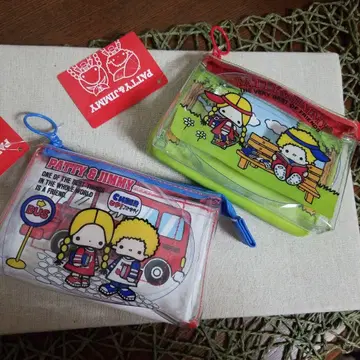 새상품 산리오 캐릭터즈 파티 & 지미 클리어 파우치