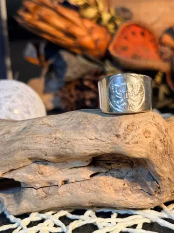 실버 925 아메리칸 이글 반지 20호